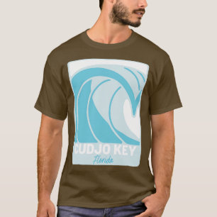 Cudjo Key Florida Atlantische Oceaan FL Crashing W T-shirt