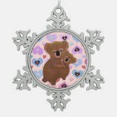Cudly Koala Beren Snowflake Ornament (Voorkant)