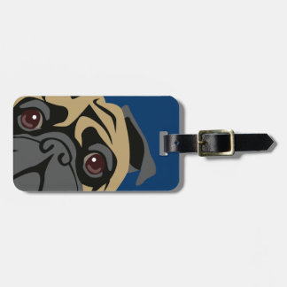 Cudly Pug Bagagelabel