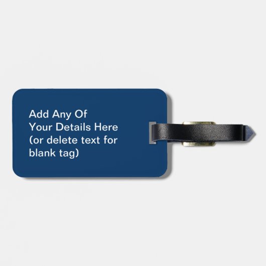 Cudly Pug Bagagelabel (Achterkant horizontaal)