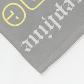 Cudly Warm fleece Personal Name Blanket Deken (Hoek)