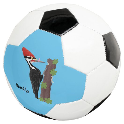 Cue drôle Pileated woodpecker dessin d'illustratio (3/4)