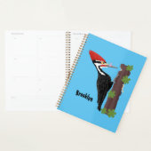 Cue drôle Pileated woodpecker dessin d'illustratio (Devant avec enveloppe)