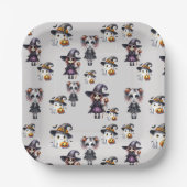 Cue Halloween Papieren Bordje (Voorkant)