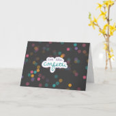 Cue La Carte Confetti (Fleur jaune)