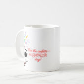 Cue les confettis dans la tasse Anniversaire de en (Devant gauche)