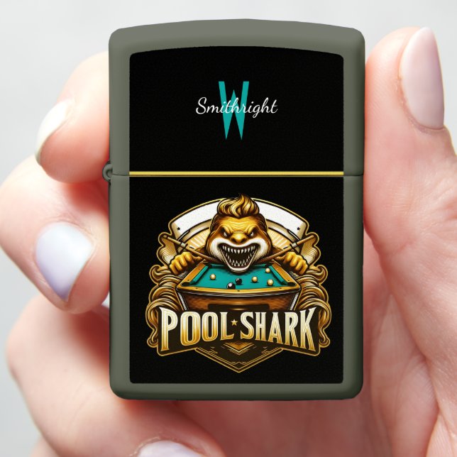 Cue Master: poolhaai Logo (In Hand)