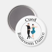 Cued Ballroom dansmagneet Magneet (Voorkant / Achterkant)