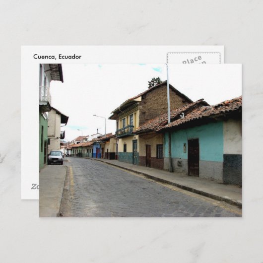 Cuenca, Ecuador Briefkaart (Voorkant / Achterkant)