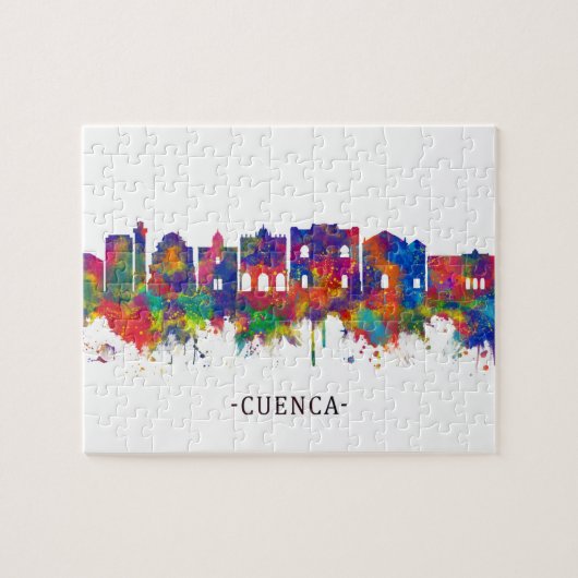 Cuenca Spain Skyline Legpuzzel (Horizontaal)
