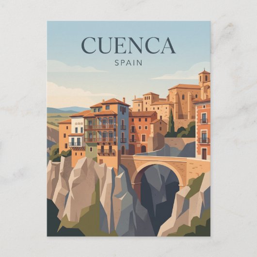 Cuenca Spanje Briefkaart (Voorkant)