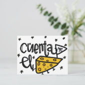 Cuenta me el queso.t briefkaart (Staand voorkant)