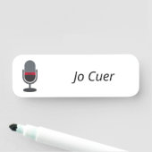 Cuer Name Badge (En situation)