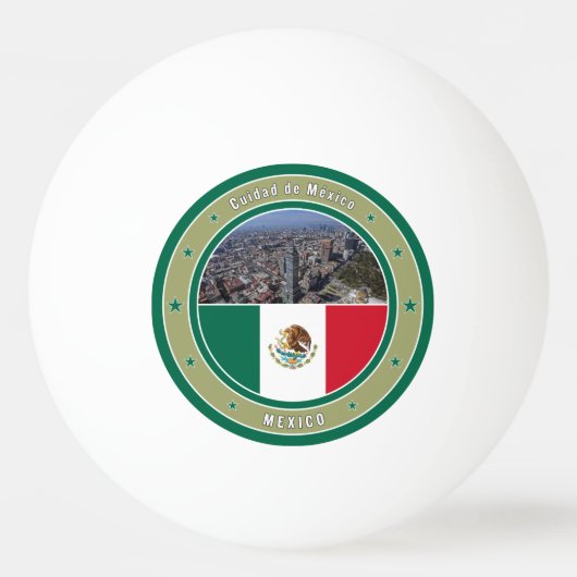 Cuidad de Mexico Pingpongballen (Voorkant)