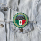 Cuidad de Mexico Ronde Button 7,6 Cm (In situ)