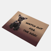 ¡Cuidado con el perro! / Beware of the dog! Deurmat (Schuin)