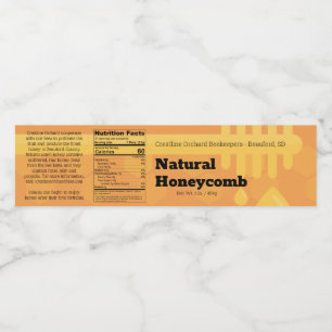 Cuillère de miel peigne boîte de miel Étiquette