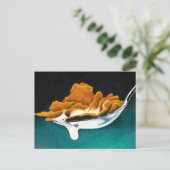 Cuillerée de carte postale de peinture de céréale (Debout devant)