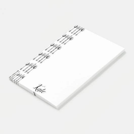 Cuillères en ustensiles Post-it Notes (Incliné)