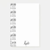 Cuillères en ustensiles Post-it Notes (Devant)