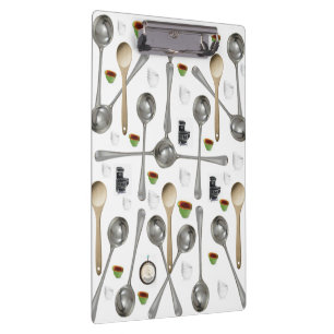 Cuillères mignonnes Cuillères en bois Porte-bloc 
