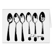 Cuillères, Spoon Cuddling Spooning Humour (Devant Horizontal)