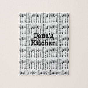 Cuillères Ustensiles Jigsaw Puzzle Daisy