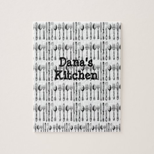 Cuillères Ustensiles Jigsaw Puzzle Daisy (Vertical)