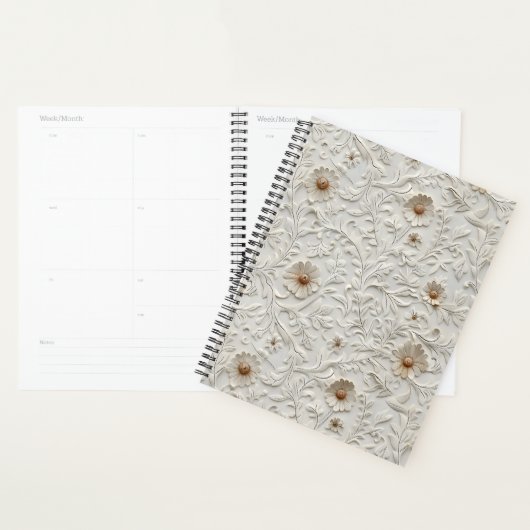 Cuir à outils à fleurs neutres (Devant avec enveloppe)