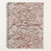 Cuir à outils rose vif vintage (Devant)