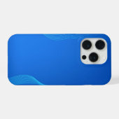 Cuir bleu élégant (Verso Horizontal)