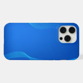 Cuir bleu élégant (Verso Horizontal)