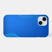 Cuir bleu élégant (Verso Horizontal)