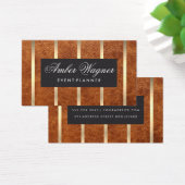 Cuir Brown | Bandes d'or (Bureau)