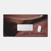 Cuir Brown non zippé personnalisable (Clavier et souris)