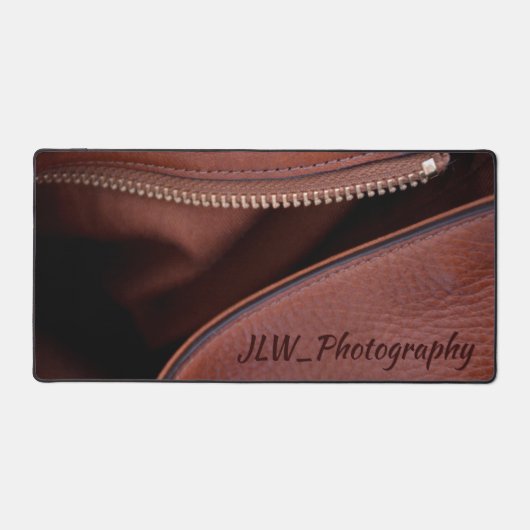 Cuir Brown non zippé personnalisable (Recto)