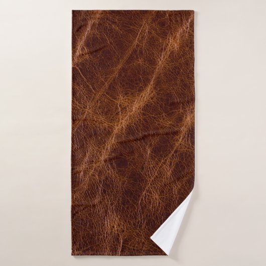cuir Brown textulibération, texture, abstrait, acc (Serviette de bain)