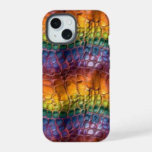 Cuir de Reptile Arc-en-Ciel