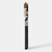 Cuir de vache noir Jewel Bow (Côté gauche)