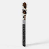 Cuir de vache noir Jewel Bow (Côté droit)