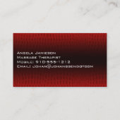 Cuir Exotique Cartes de visite professionnels mode (Dos)