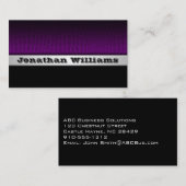 Cuir Exotique Cartes de visite professionnels mode (Devant / Derrière)