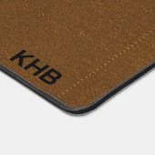 Cuir Faux Brown - Mongram (Coin)