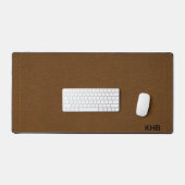Cuir Faux Brown - Mongram (Clavier et souris)
