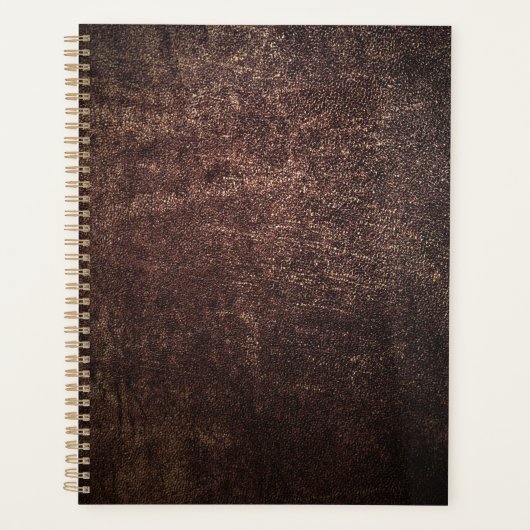 cuir marron vintage (Devant)