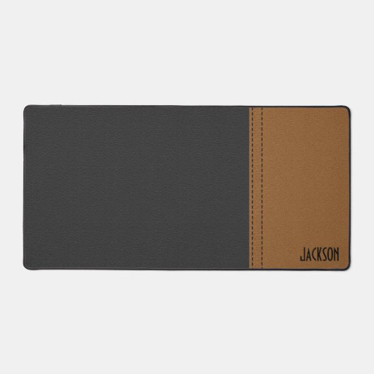 Cuir Noir Et Brown (Recto)