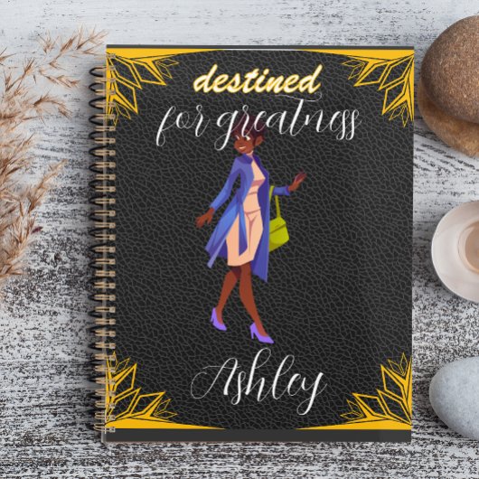 Cuir noir et or Bond intemporel élégant