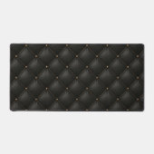 Cuir noir matelassé avec clous dorés (Recto)