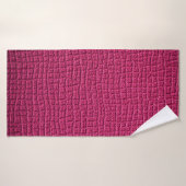 Cuir rose (Serviette de bain)