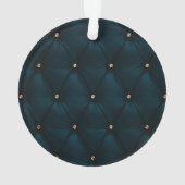 Cuir vert élégant, Diamants, Monogramme (dos)